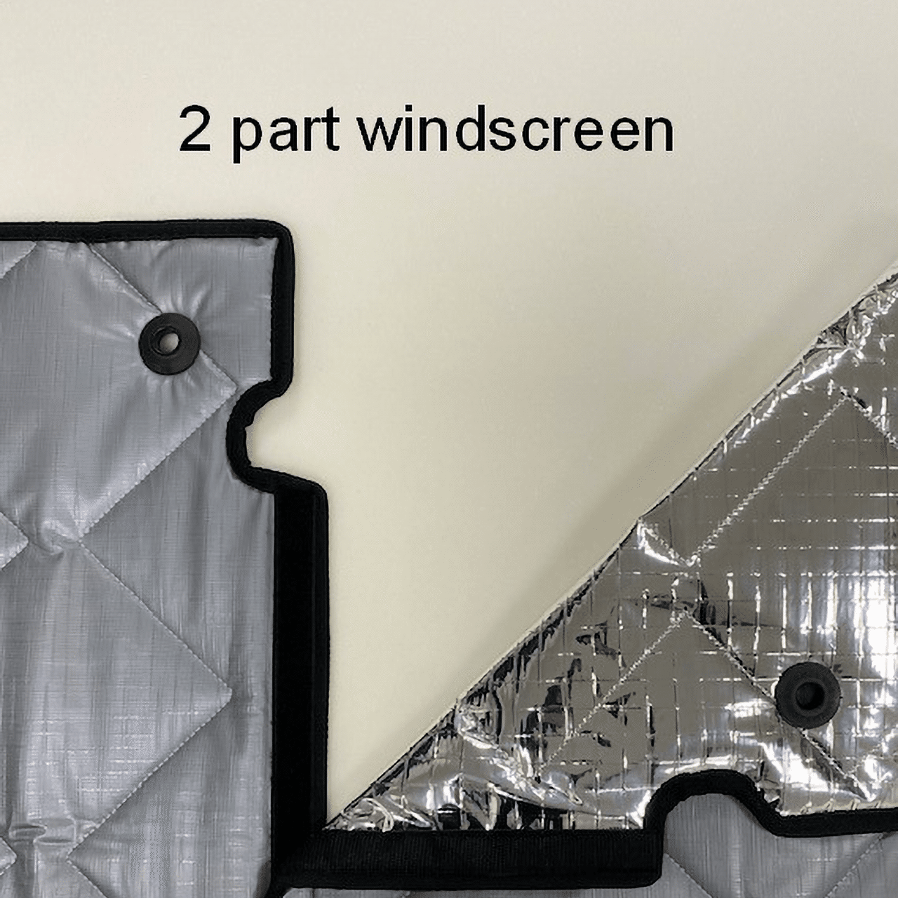 Campal Thermal Car Window Blinds 2-part windscreen