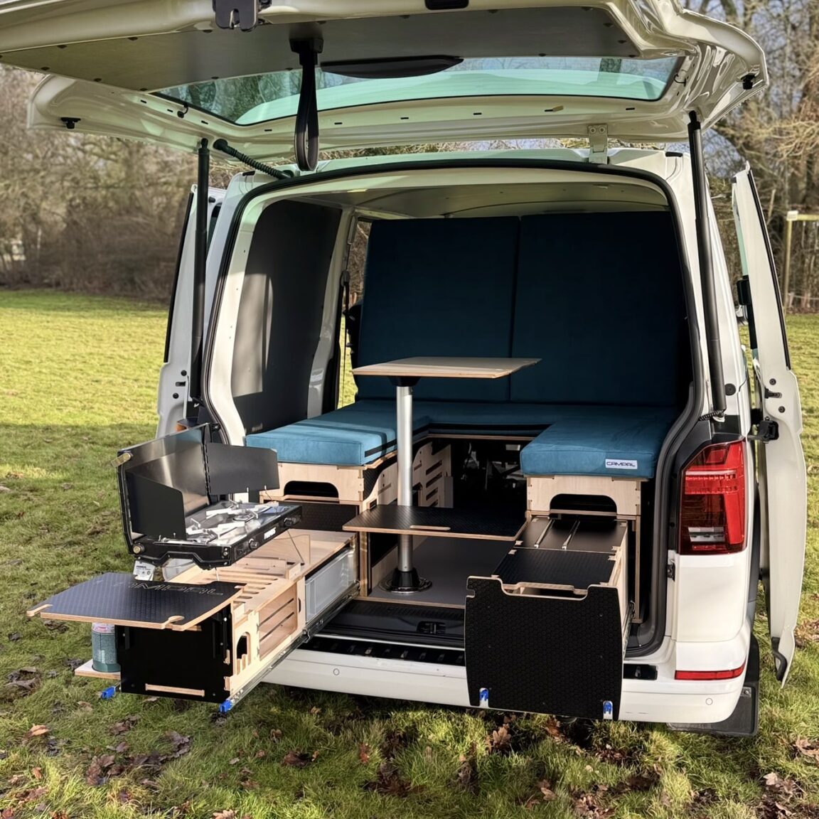 vw transporter campal elevate camper pod